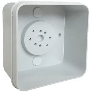 Grey plastic adaptable box 90x90x50mm