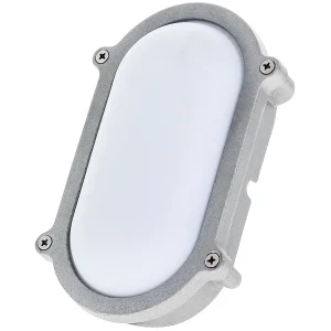 Timeguard LEDBHO9W 9W LED Bulkhead - 150 x 95 x 50mm - Silver