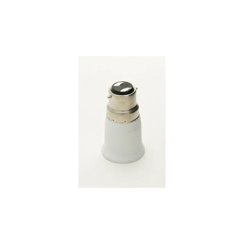 Jeani JABCESW Lamp Adaptor BC To ES - White
