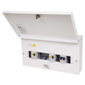 10-Way Dual RCD Consumer Unit 394 x 223 x 113mm White