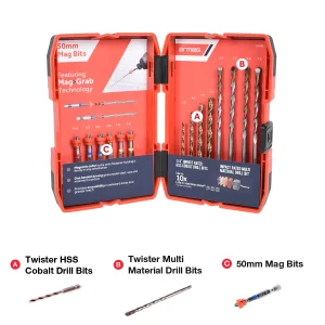 14PC Impact Twister Drill/Drive Set