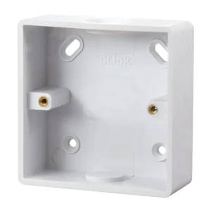 Click Mode Pattress Box 1 Gang for Conduit 29mm PVC