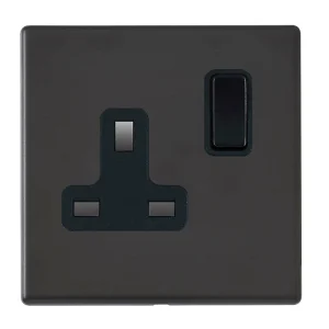 7G2MBSS1BL-B Hamilton HARTLAND G2 SOCKET switched 1 Gang 13A