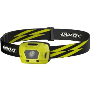 Unilite HL-4R Rechargeable USB LED Head Torch with Helmet Mount