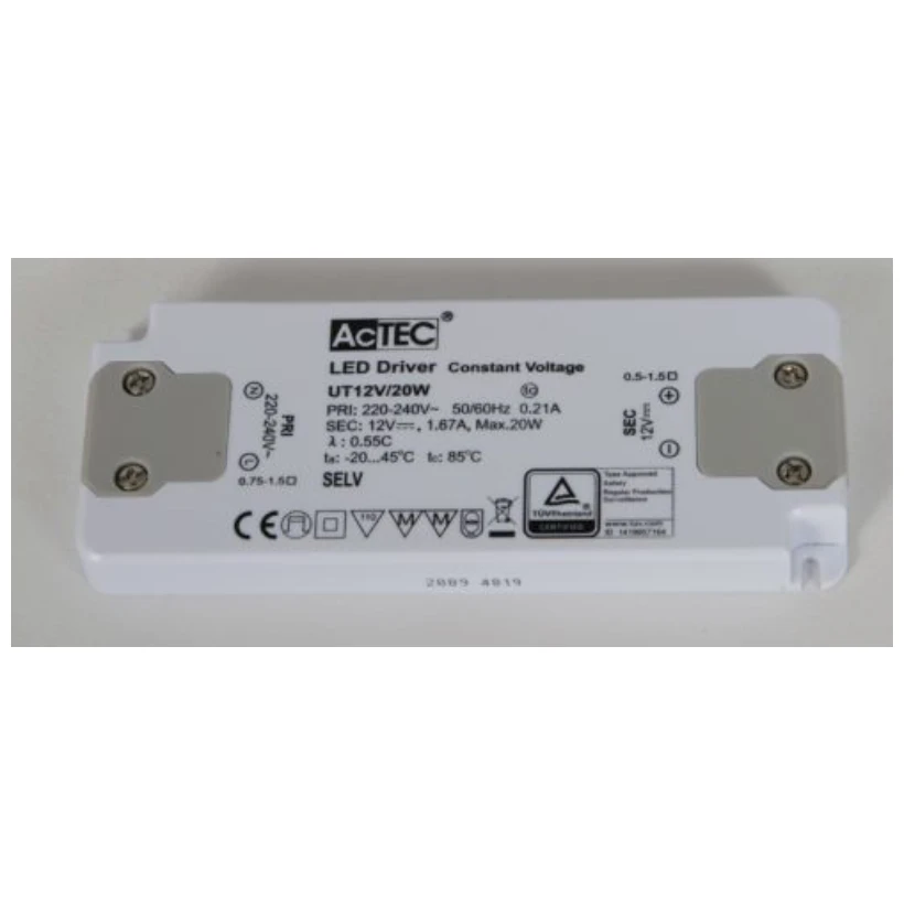 KSR KSRDL297 IP20 12W 12V Non Dimmable LED Driver Max Run 2m