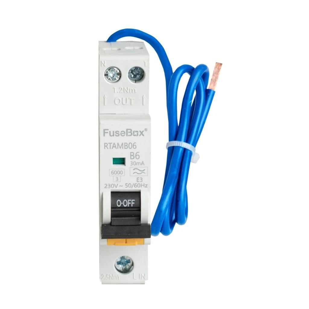 Fusebox Mini RCBO 6A Type A R(TAMB06) - Image 2