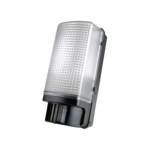 Bulkhead Security Light c/w PIR 60W Black