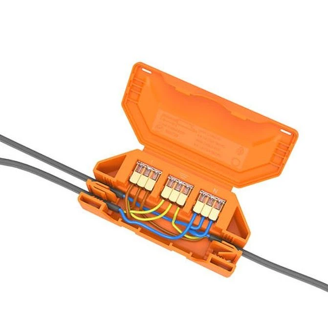 Quickfix JB-3 Maintenace Free Junction Box For use with Wago 221 Series Connectors