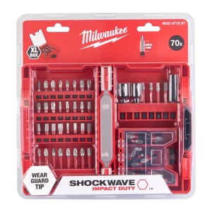 Milwaukee 4932471587 Shockwave Impact Duty Bit Set - 70 Piece