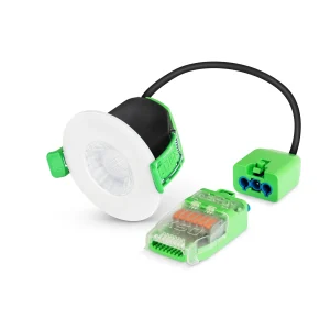 X50 Fire Rated Downlight 3W/5W IP65 3000/4000/5700K 400/650lm White (10 pack)