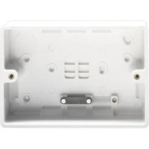 Capital Box 2 Gang Surface For CCU 169x115x45mm White
