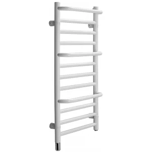 Creda Electric Towel Rail Compact Stepped 120W 400mm White Stove Enamel IPX5