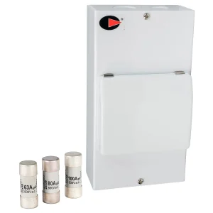 Steeple Fused Switch 2 Phase Metal Neutral 100A