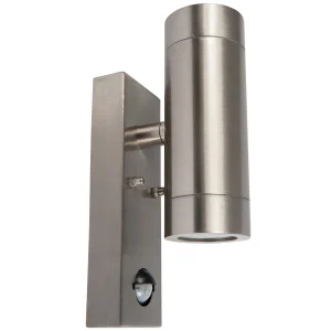 KSR KSR1341 Tulua III 35W GU10 PIR Stainless Steel Up and Down Double Wall Light