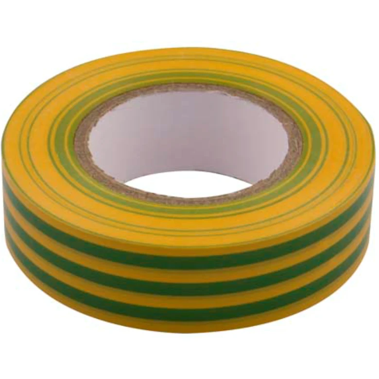 Unicrimp 1933YG Yellow/Green PVC Insulation Tape 19mm x 33m