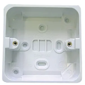 Crabtree S9047 Single 28mm/30mm Moulded Box White