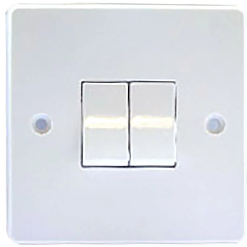 Crabtree S4172 2 Gang 2 Way Switch White