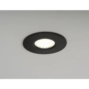 KSR Firebreak Qr GU10 IP65 Black Bezel