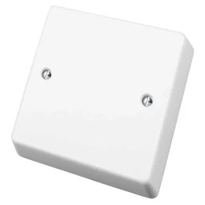 Crabtree 4001 1 Gang Blank Plate White