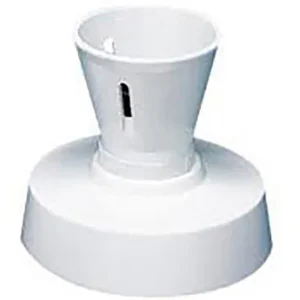 Batten Lampholder Straight 3Term+E HO Shield T2 White