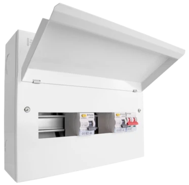 14 Way Unit with 100A Mains Switch + 2 x 80A RCD (8 Free Ways - Image 2