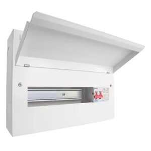 16 Way Unit with 100A Mains Switch & SPD (12 Free Ways)