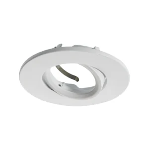 KSR Firebreak Qr Downlight GU10 Tilt c/w White Bezel IP20 White