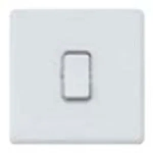 1 Gang Single Pole 1 Way 10A 86X86mm Black Switch