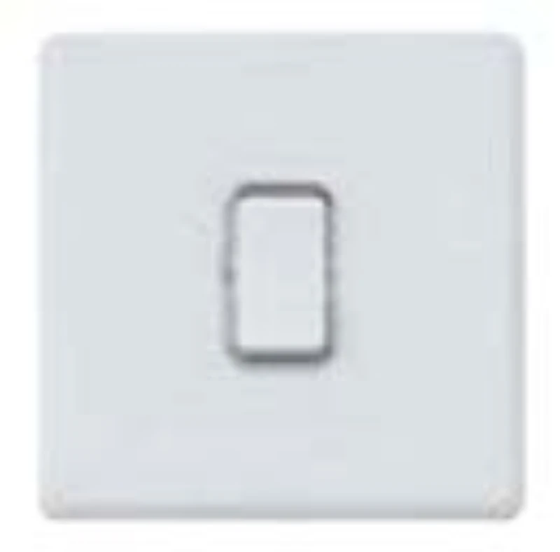 1 Gang Single Pole 1 Way 10A 86X86mm Black Switch - Image 2