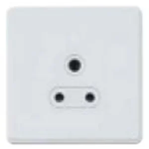Dimensions 5A 1 Gang Unswitched Socket Module Black