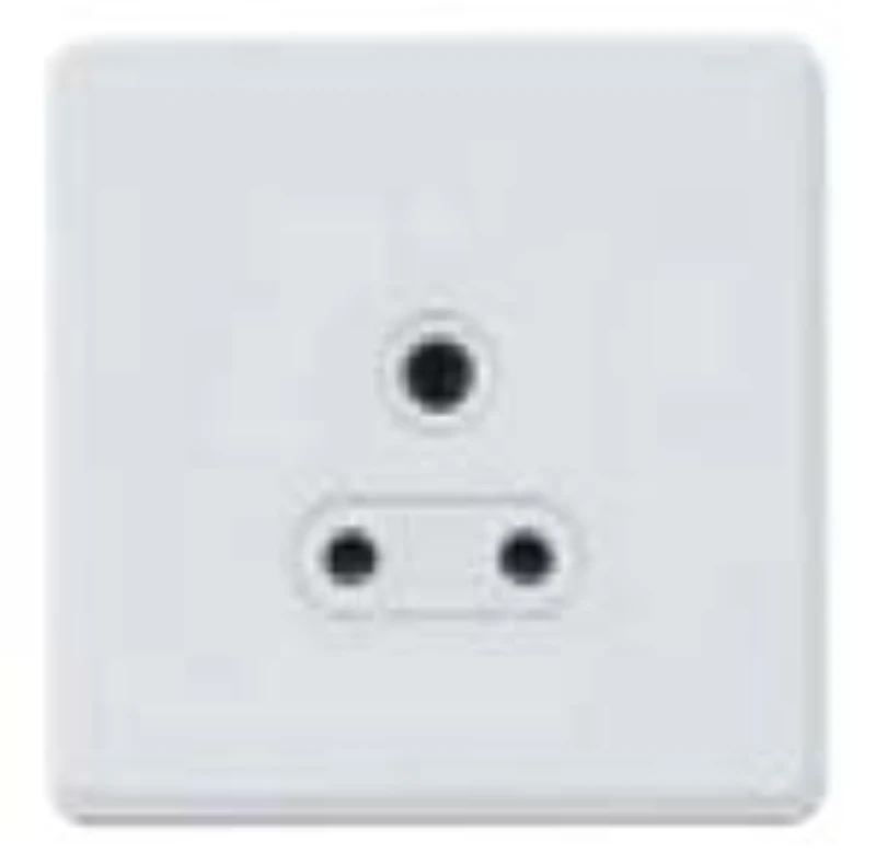 Dimensions 5A 1 Gang Unswitched Socket Module Black