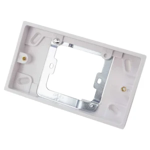 Volex 2 Gang Socket Conversion Pattress