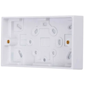 Volex 2 Gang Moulded Surface Installation Box 29mm Depth