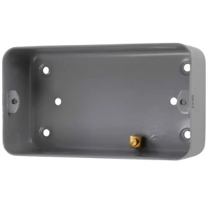 Rockergrid Box 3 & 4 Gang 133 x 73 x 40mm Birch Grey