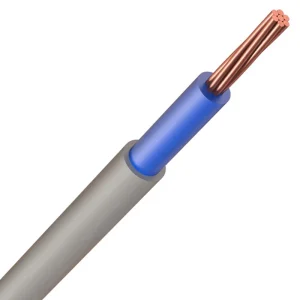 6181YH 50.0mm Grey/Blue PVC Double Insulated Basec Cable 1-Core Tails