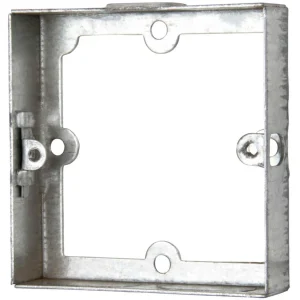1 Gang Flush Steel Extension Box 16mm Depth