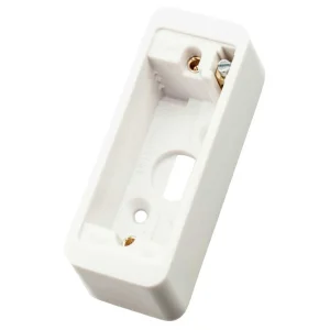 Box 1 Gang Architrave Surface Moulded 20mm White