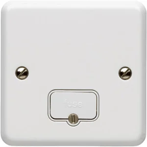 Connection Unit Unswitched Fused 13A White