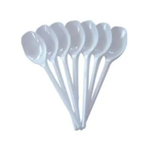 Disposable Plastic Teaspoons White [Pack of 1000]