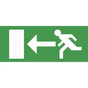 Eterna EBLGDL Emergency Legend Signage Left