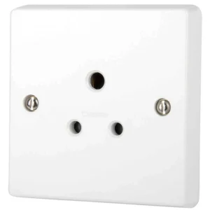 Capital 1-Gang 5A Shuttered Unswitched Socket