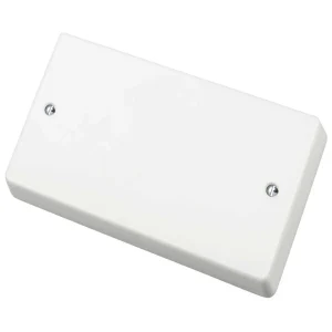 Crabtree 4002 2 Gang Blank Plate