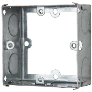 1 Gang Flush Steel Extension Box 35mm Depth