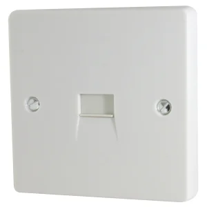 Capital 1-Gang Telephone Master Socket