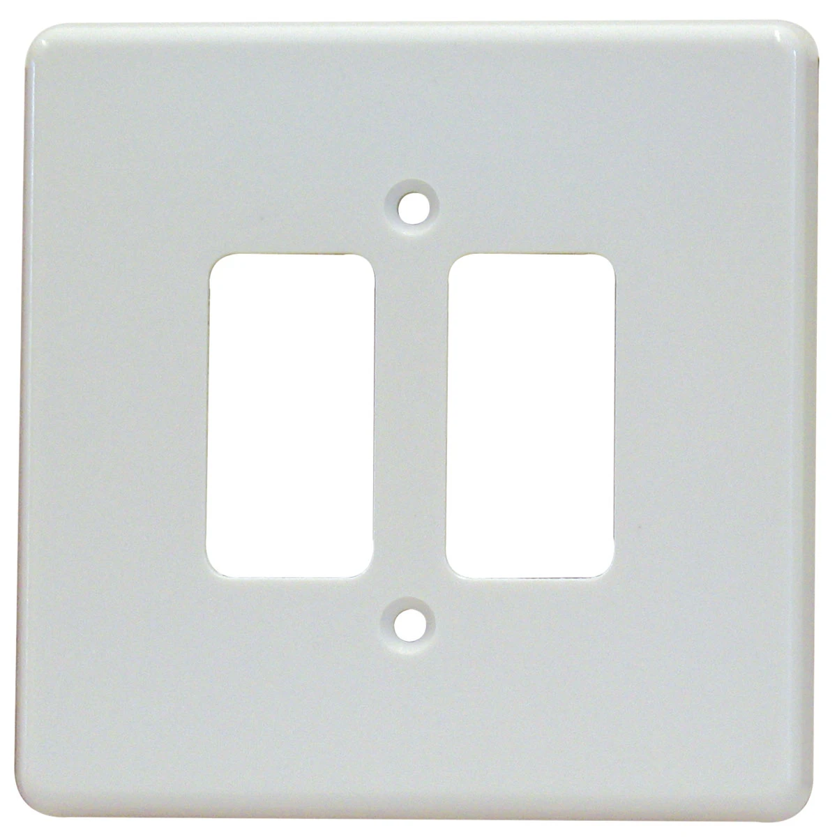 Rockergrid 2-Module Front Plate 86mm x 86mm