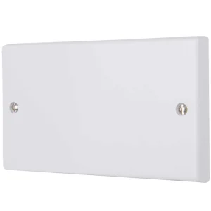 Blanking Plate 2 Gang White