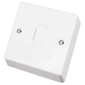 Connection Unit Unswitched Fused Spur 13A White
