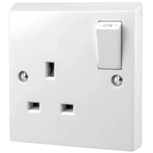 13A 1 Gang Double Pole Switched Socket
