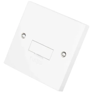 Connection Unit Unswitched Fused Spur 3A White