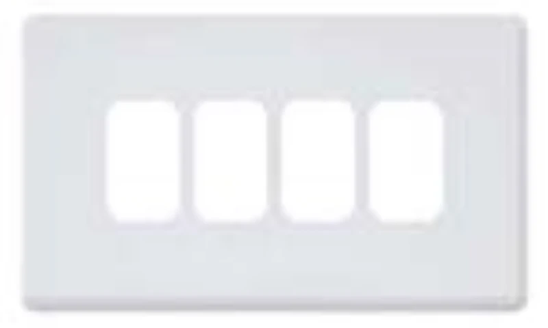 Front Plate 4 Module Grid 86X146mm White